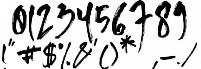 Aeros Font OTHER CHARS