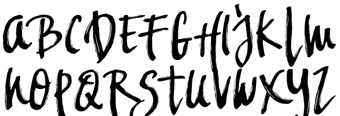 Aeros Font LOWERCASE