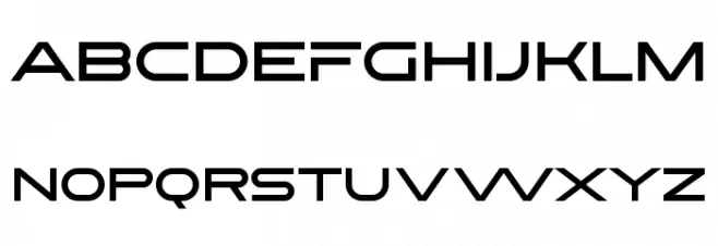 Aeros Font UPPERCASE