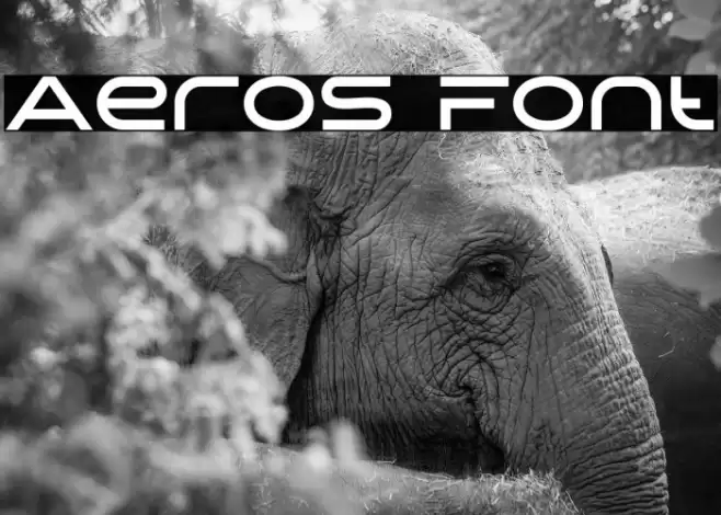 Aeros Font examples