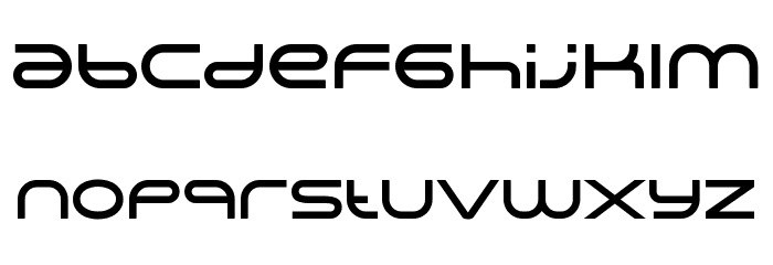 Aeros Font LOWERCASE
