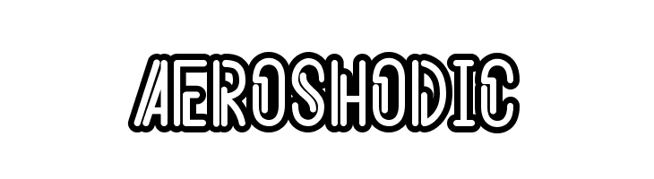 Aeroshodic  font caratteri gratis
