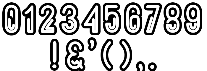 Aeroshodic Font OTHER CHARS