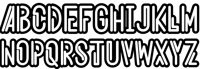 Aeroshodic Font LOWERCASE