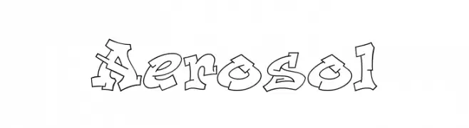 Aerosol  Frei Schriftart Herunterladen