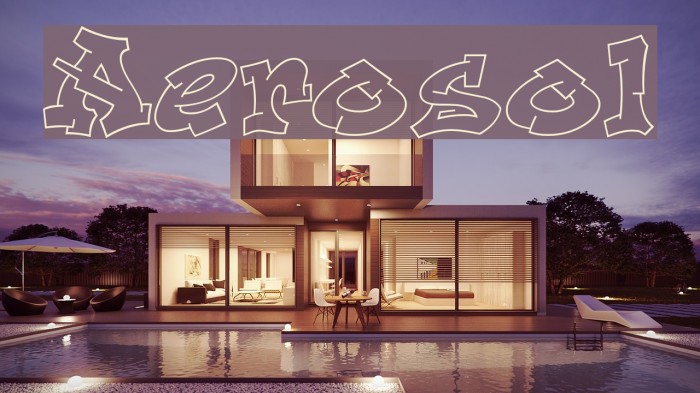 Aerosol Font examples