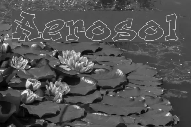 Aerosol Font examples