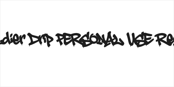 Aerosoldier Drip PERSONAL USE Regular Logo