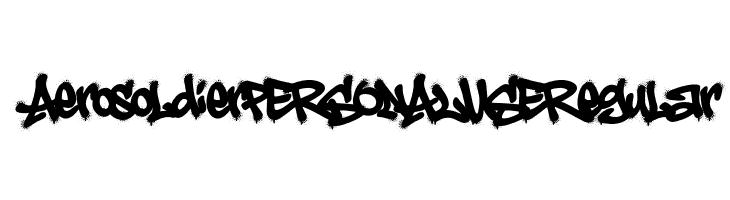 Aerosoldier PERSONAL USE Regular Free Fonts Download
