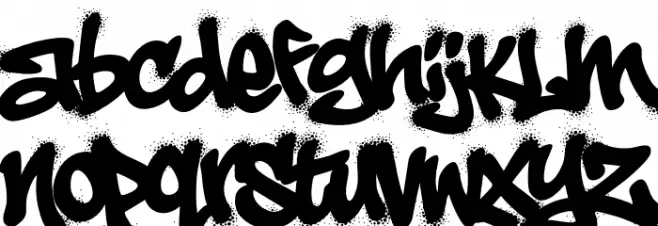 Aerosoldier Spray PERSONAL USE Regular Шрифта строчной