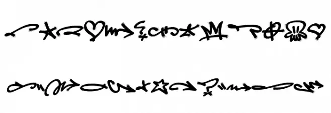 Aerosoldier Spray Symbol PERS Regular Schriftart Groß