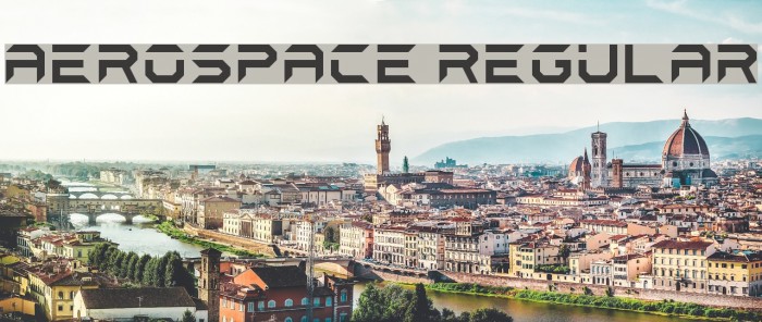 Aerospace Regular Font examples