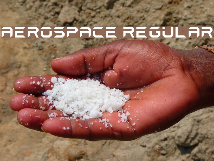 Aerospace Regular Font examples