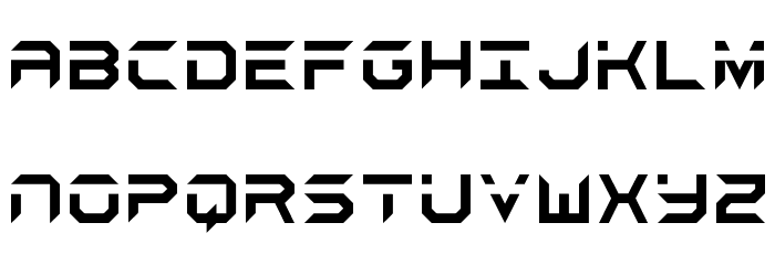 Aerospace Regular Font LOWERCASE