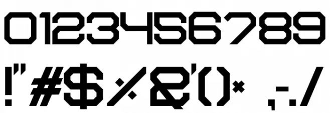 Aerotow Slab Font OTHER CHARS