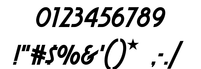 Aerovias Brasil NF フォント その他の文字