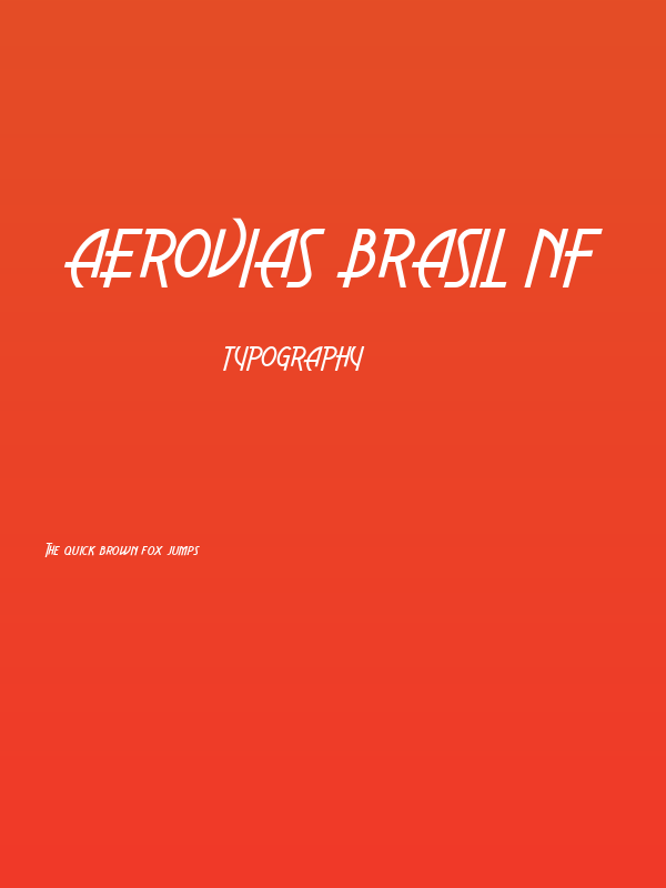 Aerovias Brasil NF Poster