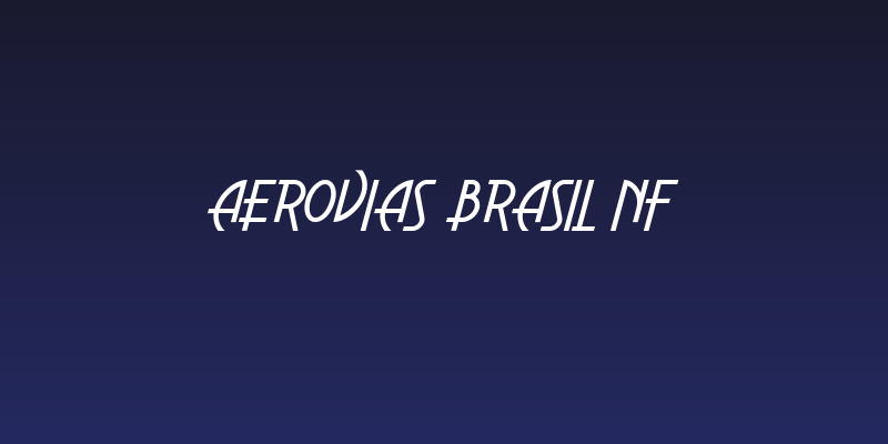 Aerovias Brasil NF Social Header
