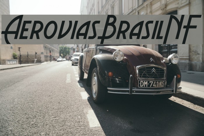 AeroviasBrasilNF Font examples
