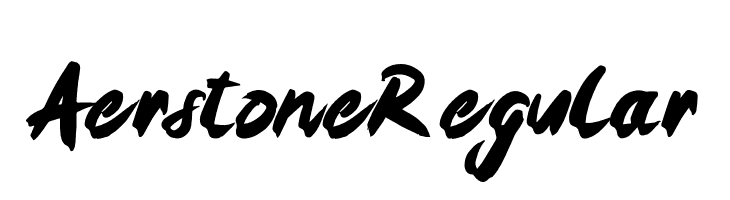 AerstoneRegular  免费字体下载