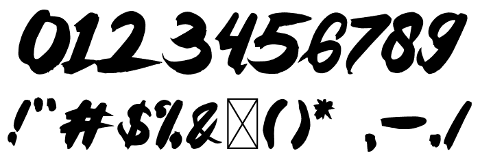 AerstoneRegular Font OTHER CHARS