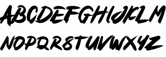 AerstoneRegular Шрифта ВЕРХНИЙ
