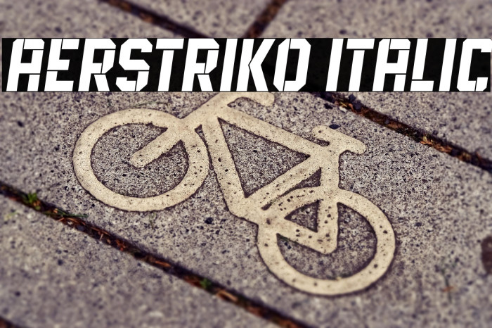 Aerstriko Italic Example 2