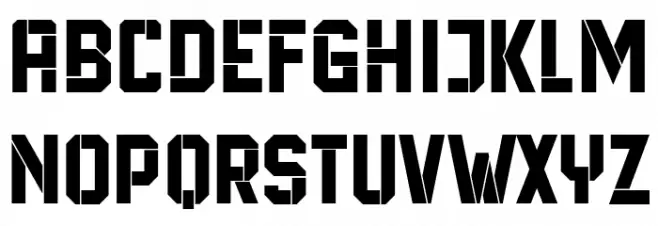 Aerstriko Regular Schriftart Groß