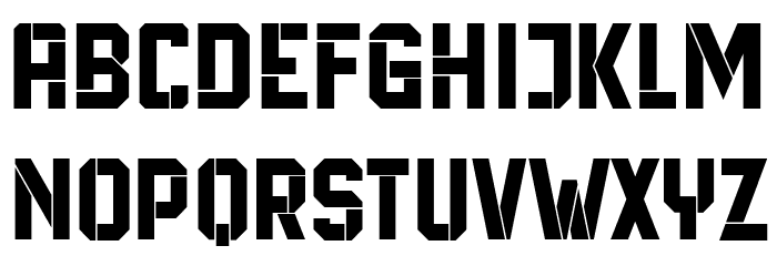 Aerstriko Regular Font LOWERCASE