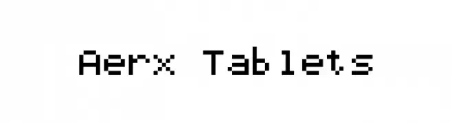 Aerx Tablets  Free Fonts Download