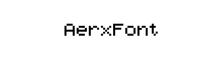 AerxFont  Frei Schriftart Herunterladen