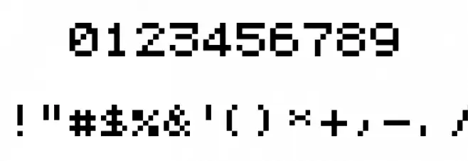 AerxFont Font OTHER CHARS