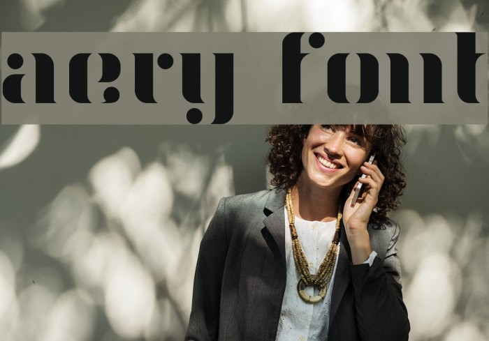Aery Font examples