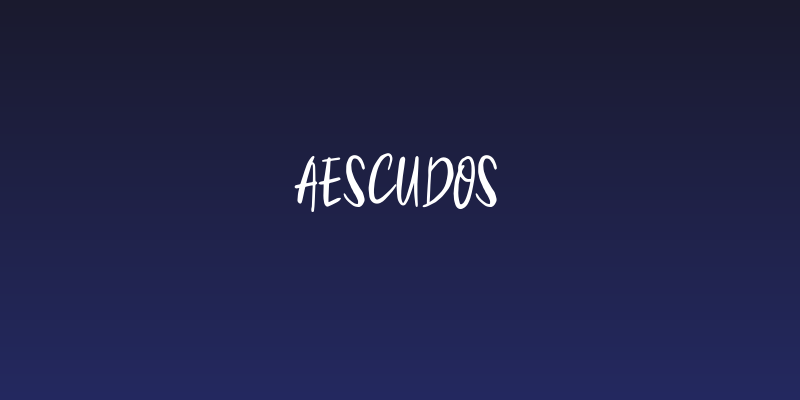 Aescudos Social Header