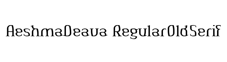 AeshmaDeava RegularOldSerif  नि: शुल्क फ़ॉन्ट्स डाउनलोड