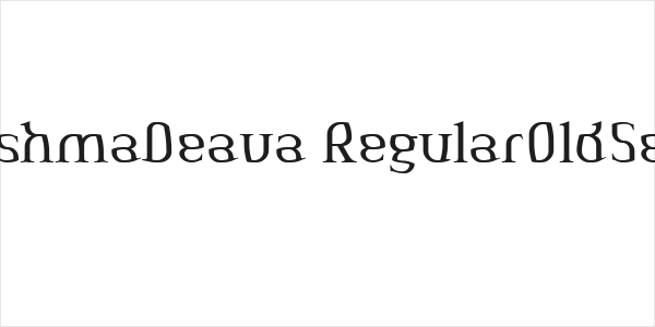 AeshmaDeava RegularOldSerif Logo