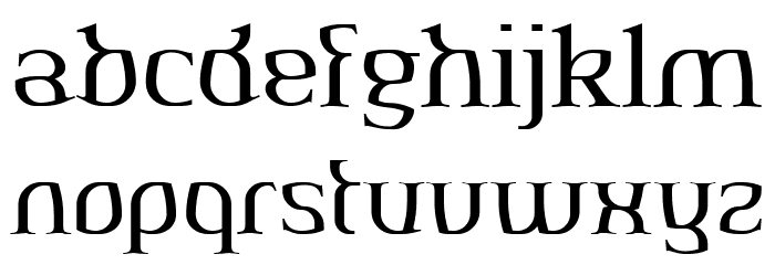 AeshmaDeava RegularOldSerif 字体 小写
