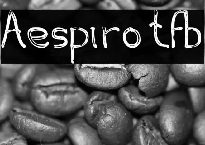 Aespiro tfb Font examples