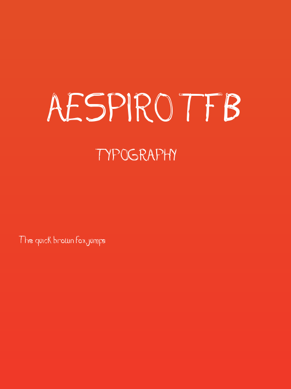 Aespiro tfb Poster