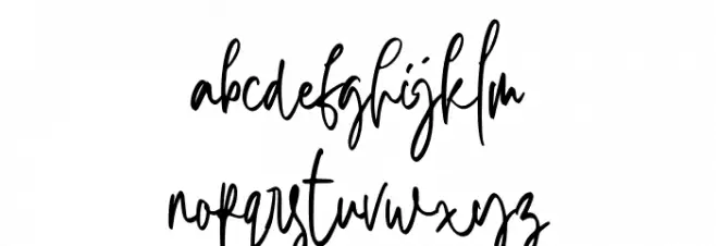 Aesslhine 字体 小写