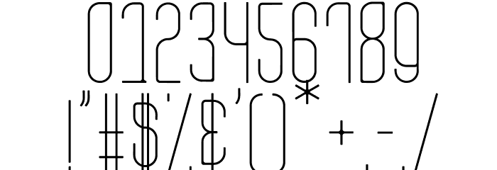 Aesthete Light Font OTHER CHARS