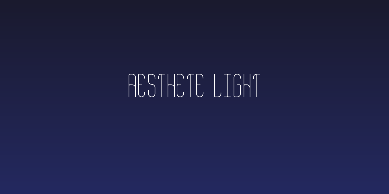 Aesthete Light Social Header