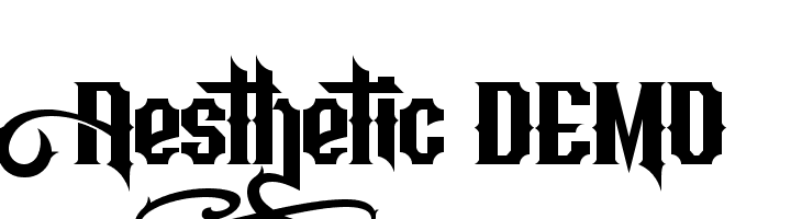 Aesthetic DEMO  Descarca Fonturi Gratis