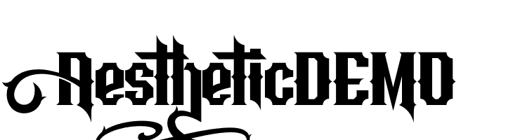 Aesthetic DEMO  Descarca Fonturi Gratis