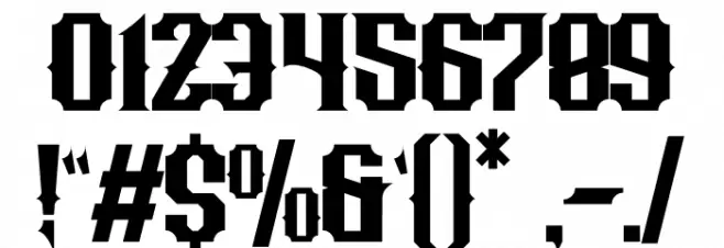 Aesthetic DEMO Font OTHER CHARS