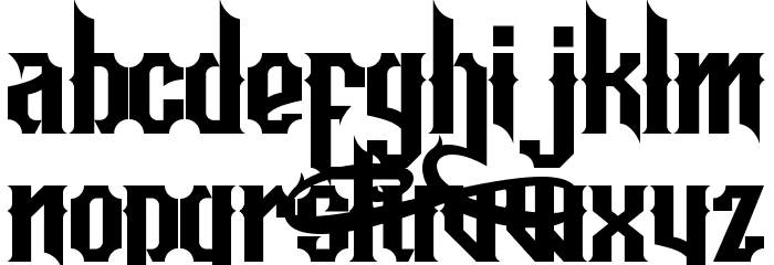 Aesthetic DEMO Font LOWERCASE
