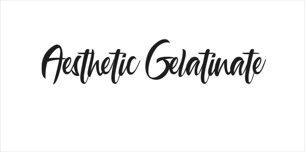 Aesthetic Gelatinate Logo