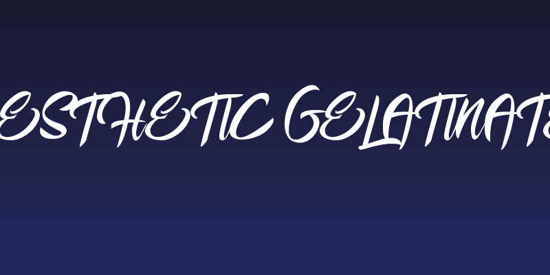 Aesthetic Gelatinate Social Header