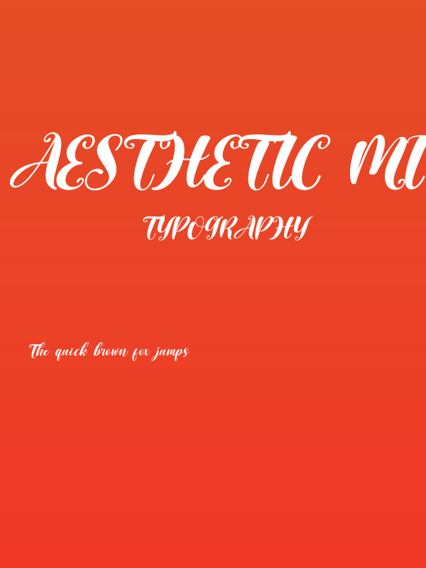 Aesthetic Midnight Slant Poster