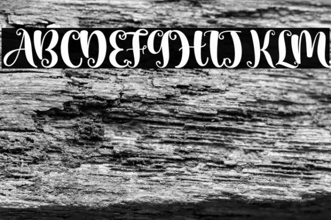 Aesthetic Midnight Font examples